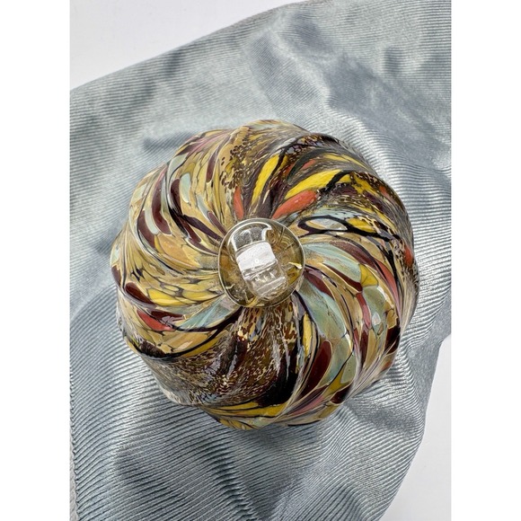 Hand-Blown Art Glass Hanging Witch Ball / Witching Orb 3-1/2" - Picture 3 of 5